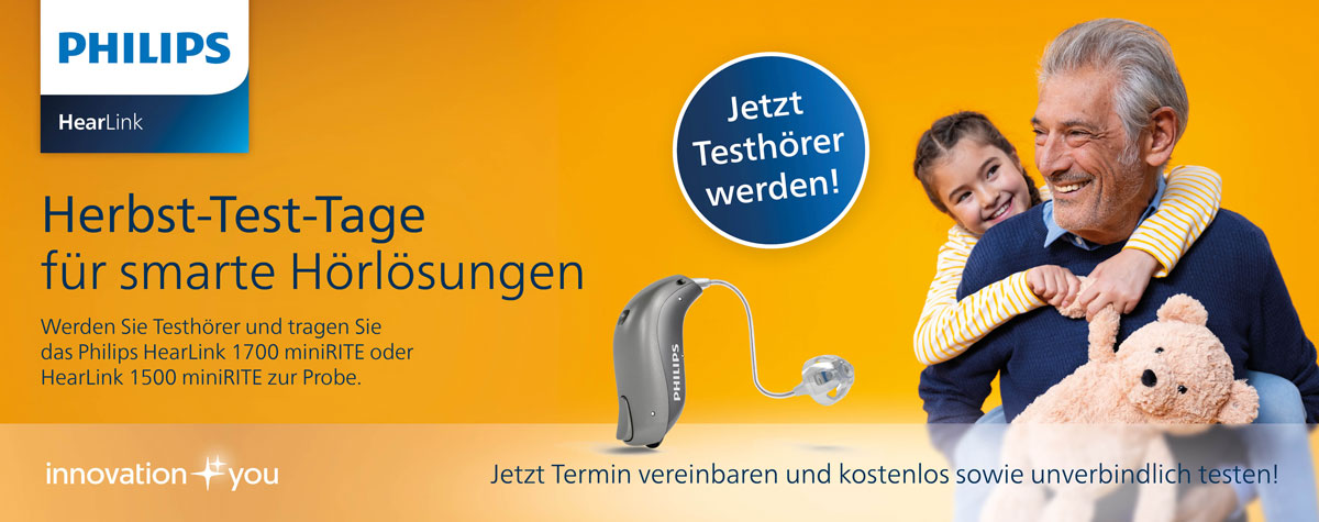 Herbst-Test-Tage: kostenfreier Hörgeräte-Test